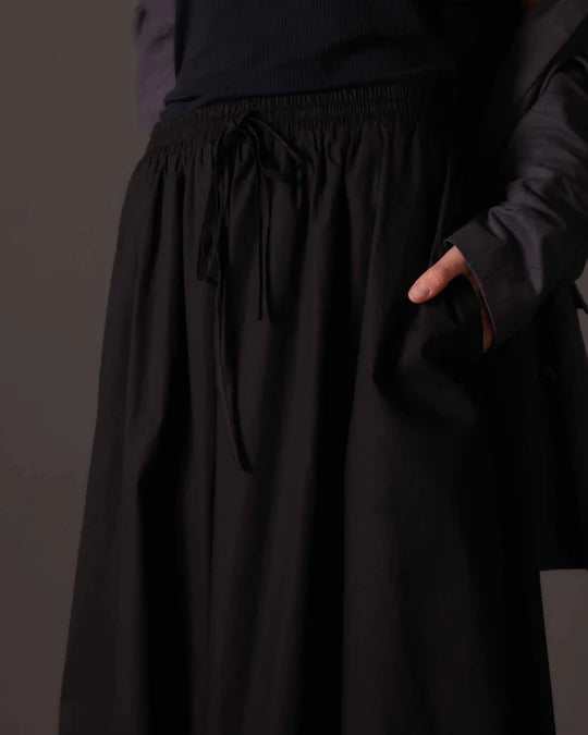 Poplin Maxi Skirt