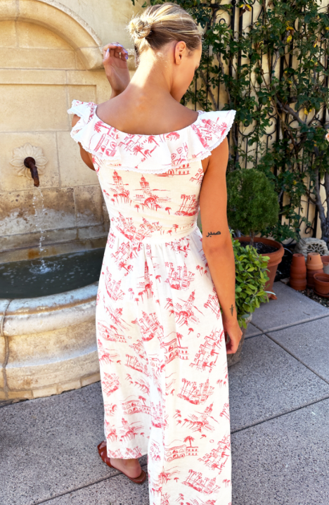 St. Jean Dress - Postcard Linen