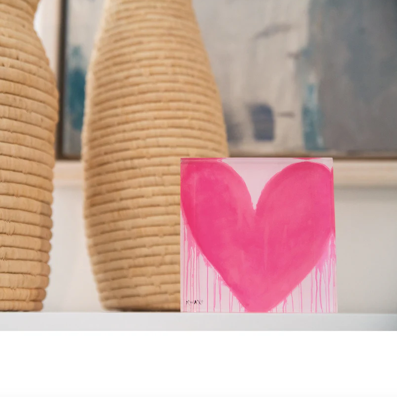 In My Heart Drippy Heart Block of Love