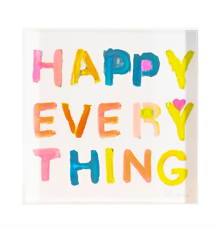 Happy Everything Block of Love