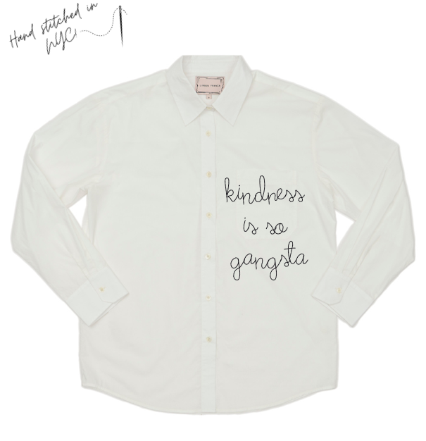 Lingua Franca Oversized Button Down