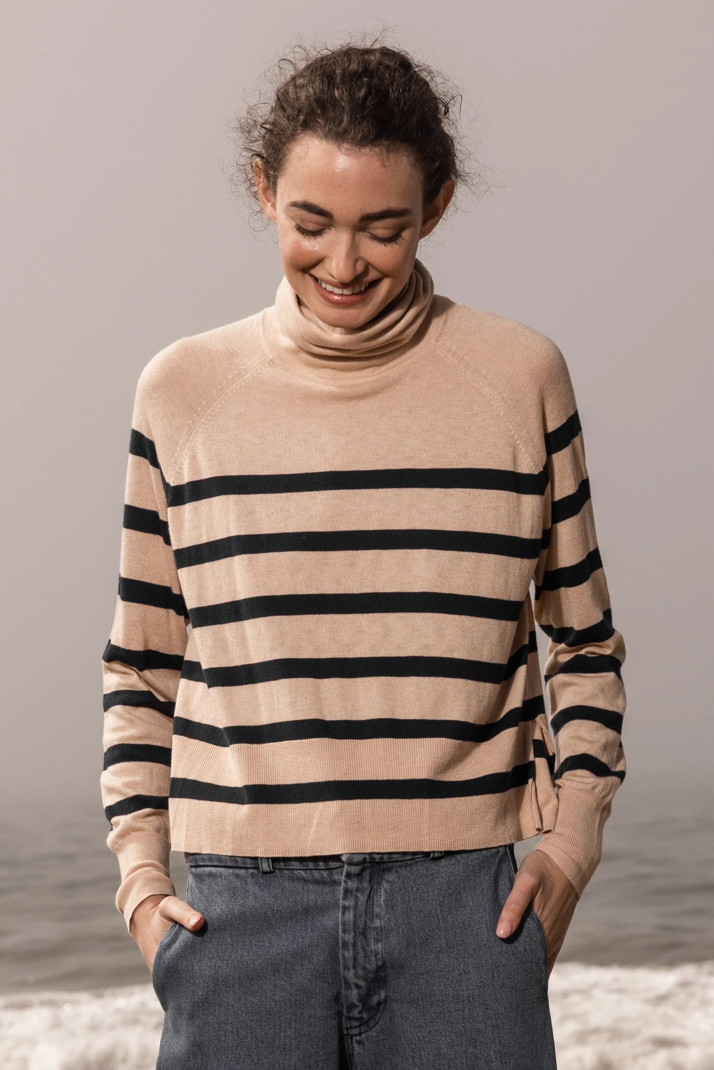 Maritime Turtleneck Sweater