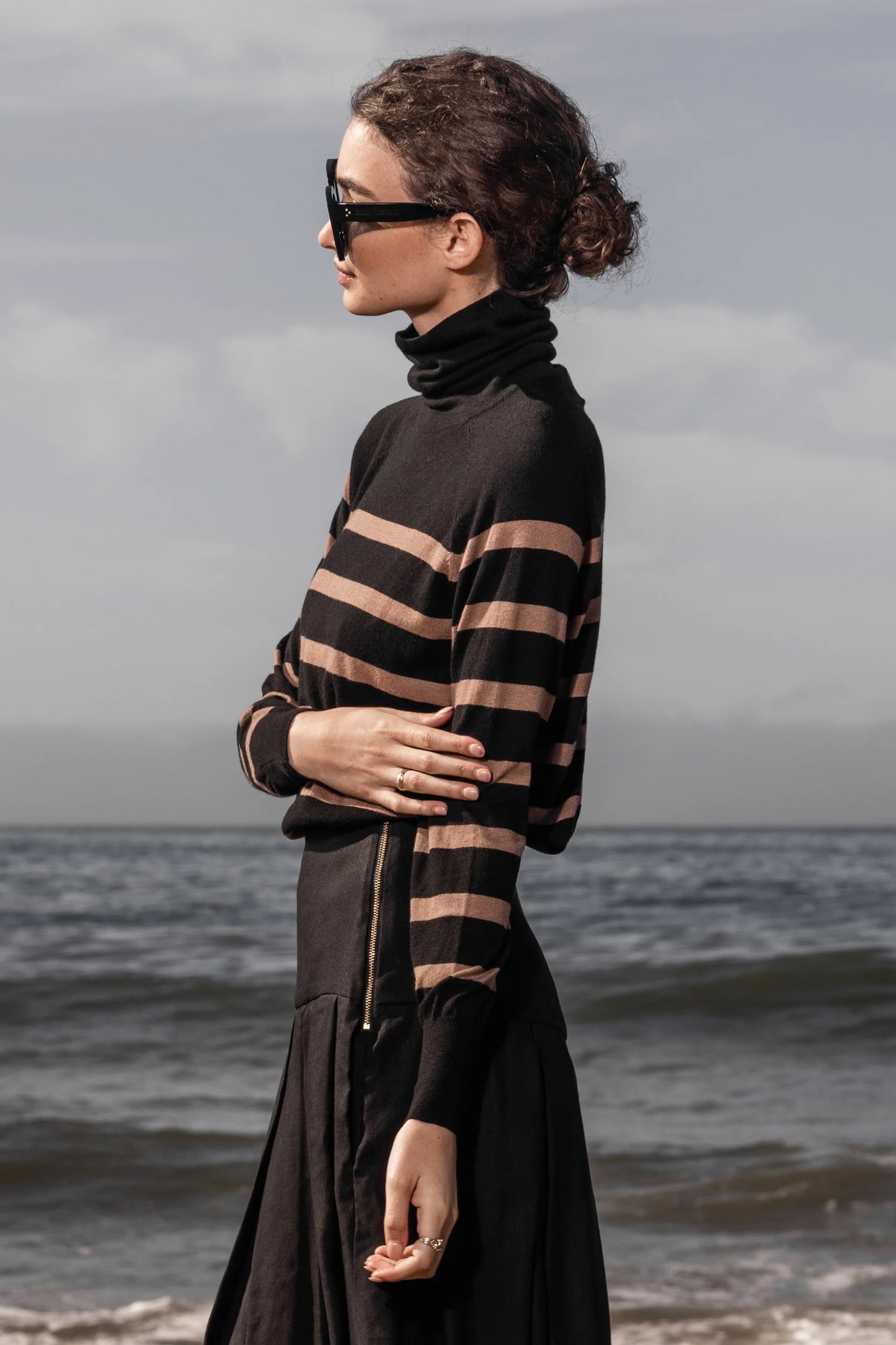 Maritime Turtleneck Sweater