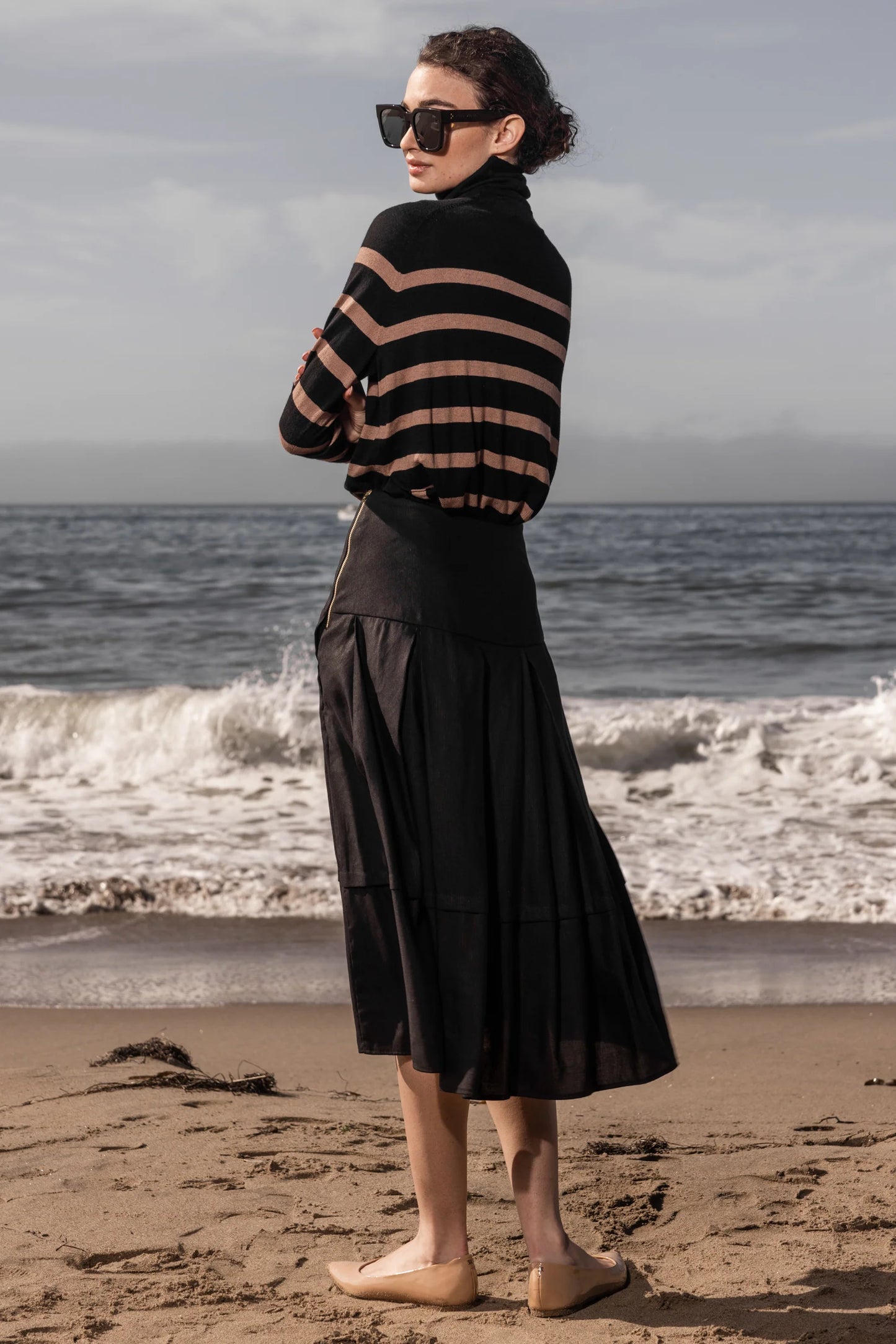 Maritime Turtleneck Sweater