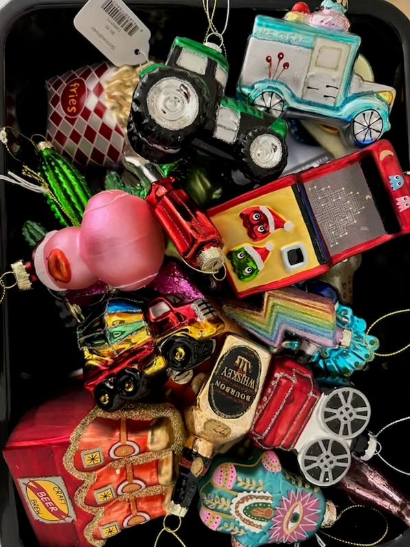 Hand Painted Whisky Christmas Ornament