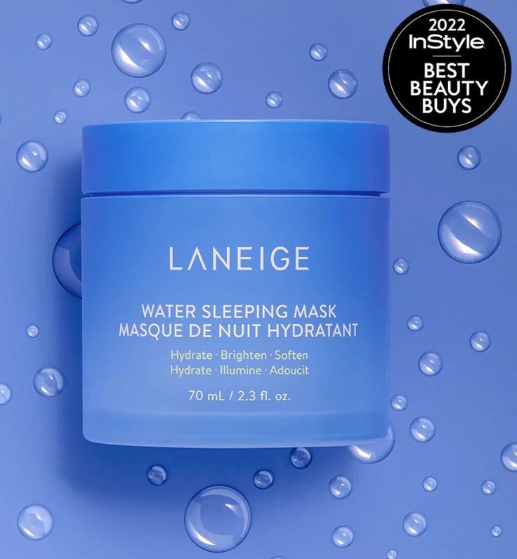 Laneige Water Sleeping Mask Brighten & Hydrate Lotion Gel