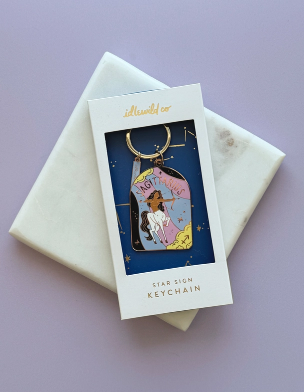 Zodiac Enamel Keychains