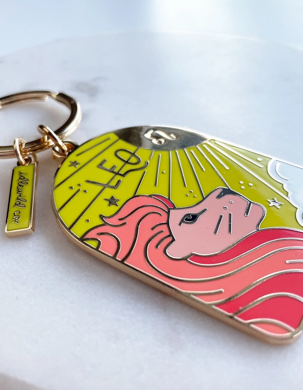 Zodiac Enamel Keychains