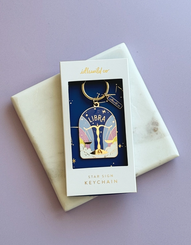 Zodiac Enamel Keychains