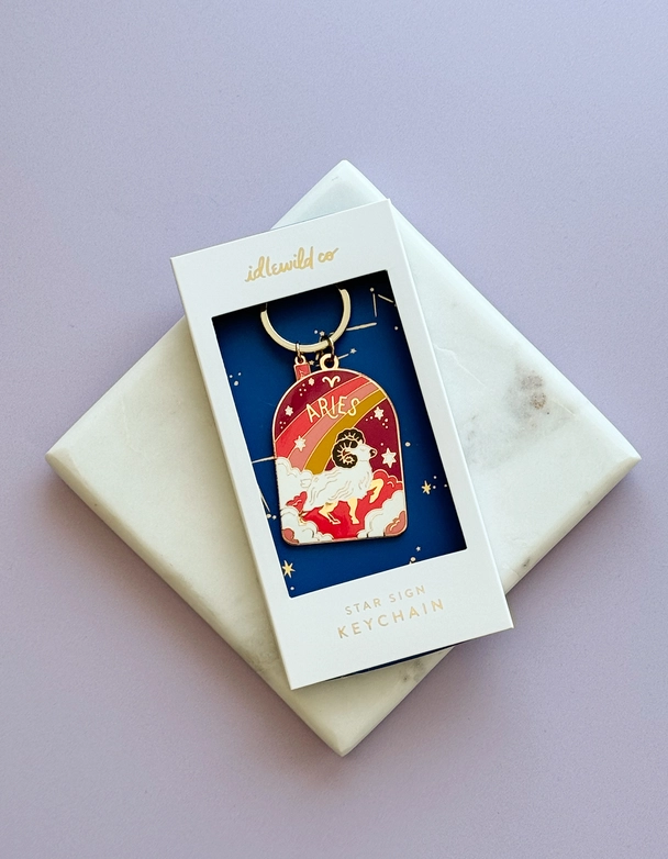 Zodiac Enamel Keychains