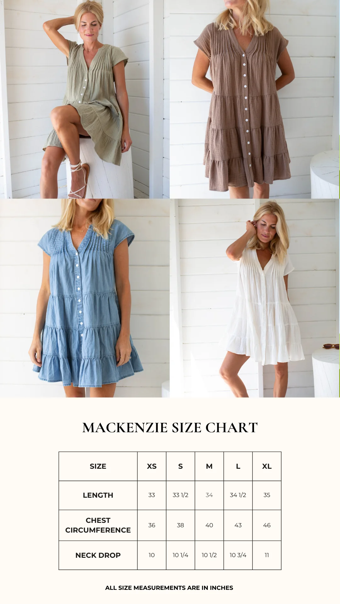 Mackenzie Dress - White
