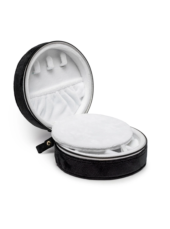 Velvet Jewelry Zip Case