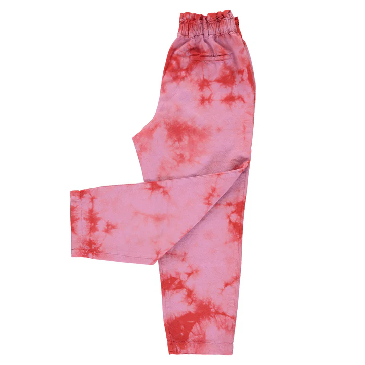 Pink & Red Tie Dye Trousers
