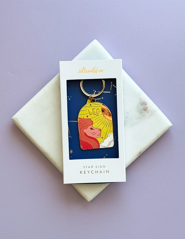 Zodiac Enamel Keychains