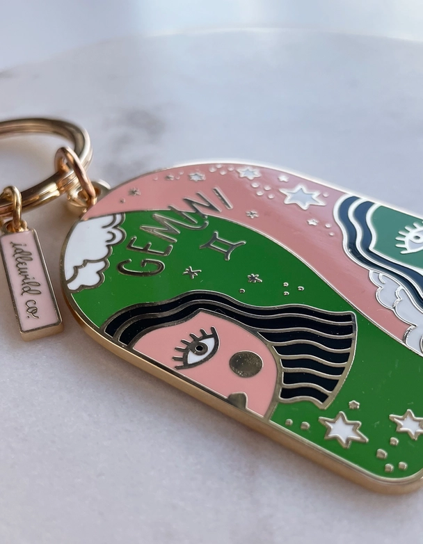 Zodiac Enamel Keychains