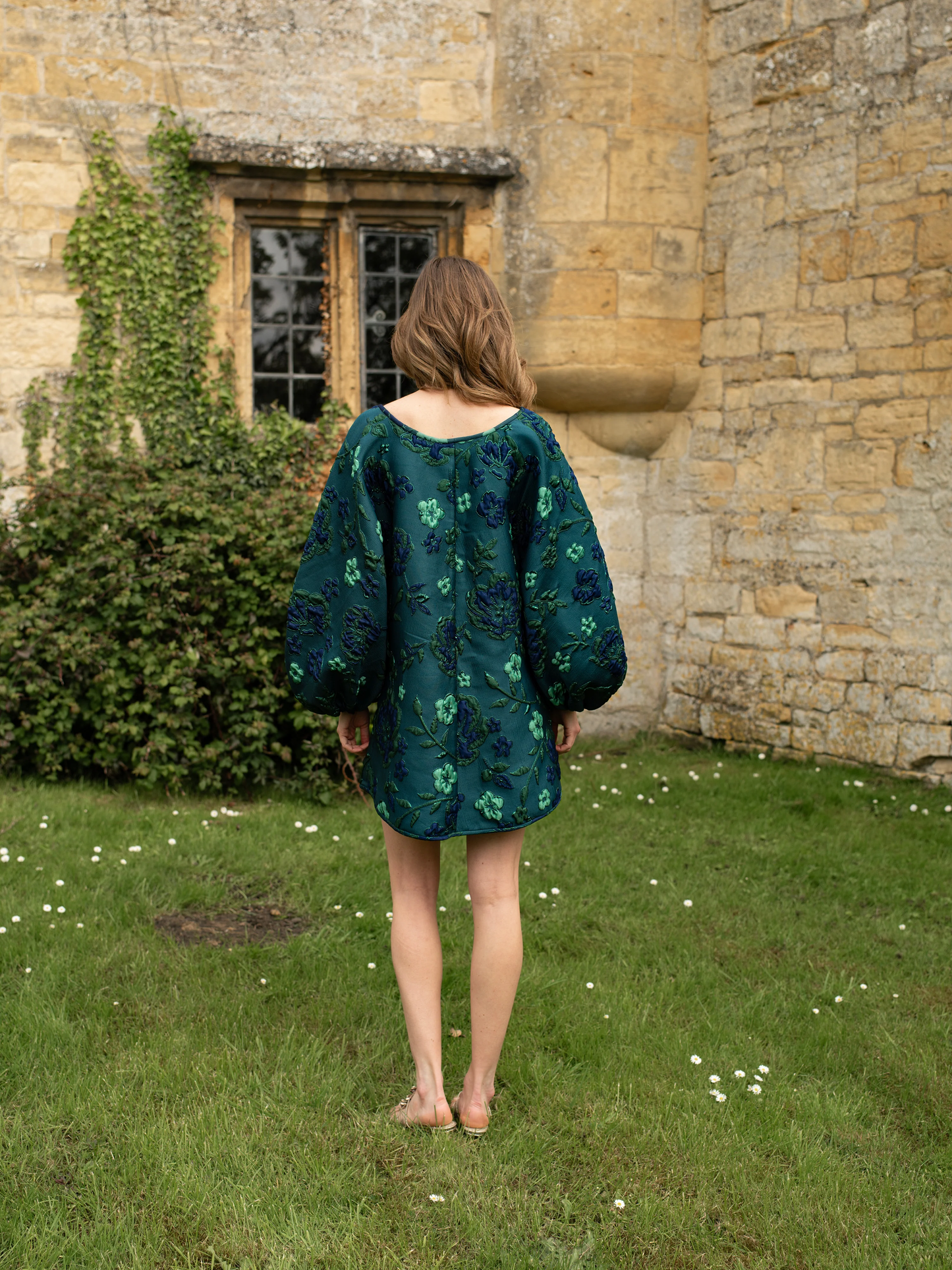 Monochrome Green Good Luck Dress