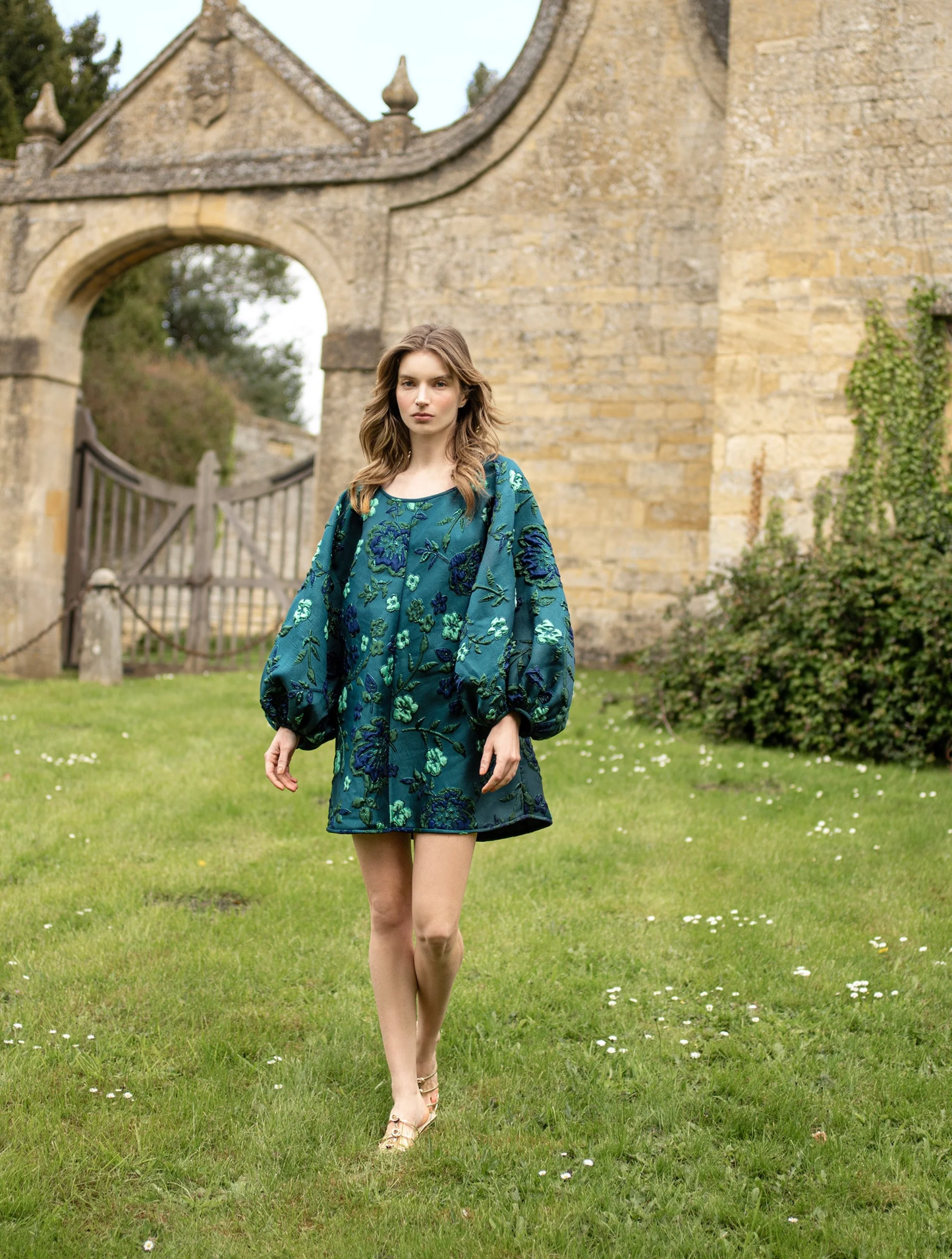 Monochrome Green Good Luck Dress