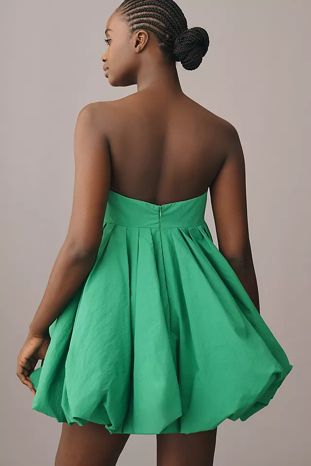 Strapless Bubble Mini Dress