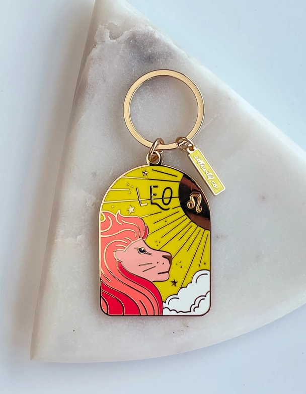 Zodiac Enamel Keychains