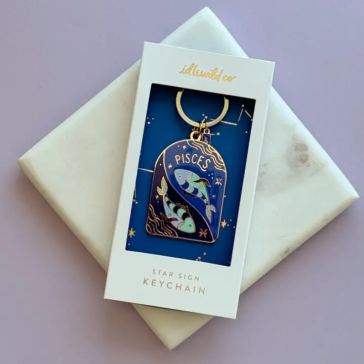 Zodiac Enamel Keychains