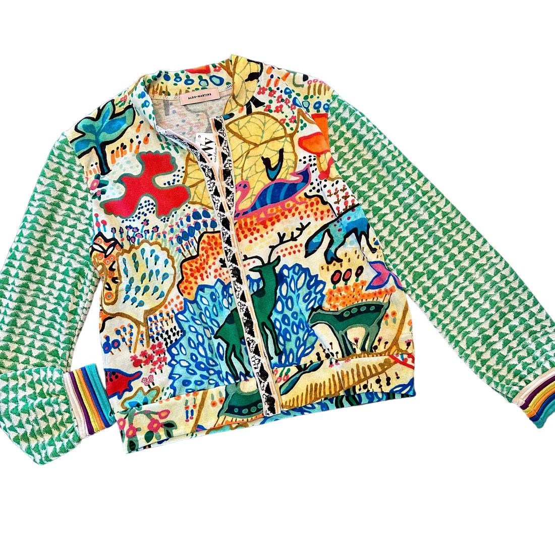 Kindu Mix Print Cardigan