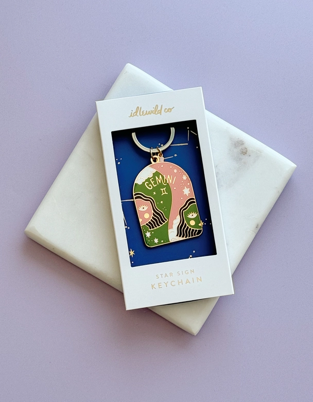 Zodiac Enamel Keychains