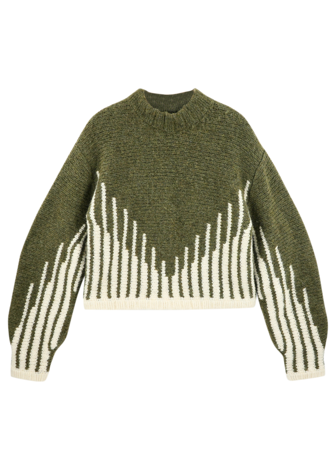Highland Sweater in Olive Ridge