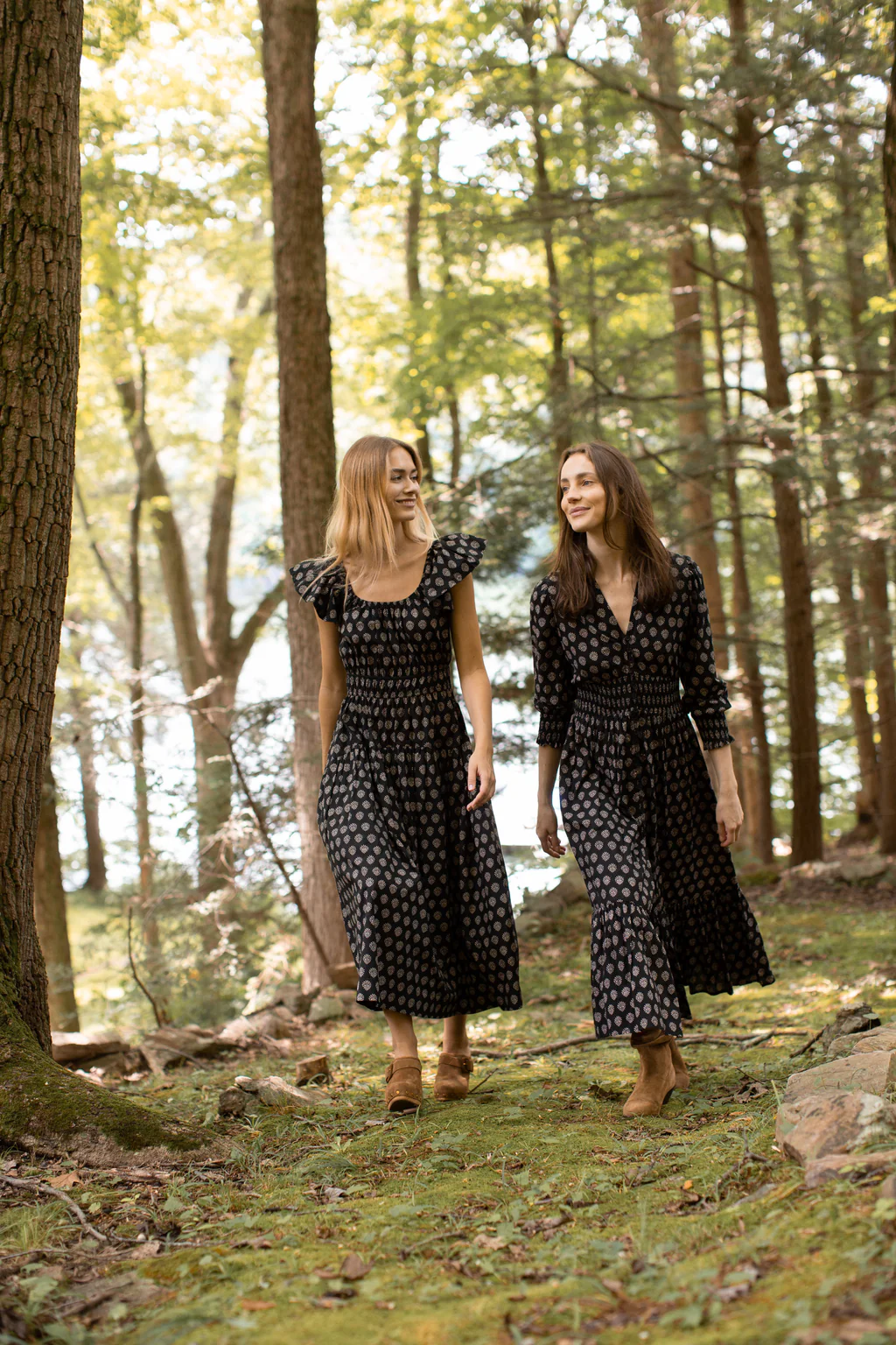 Francesca Dress - Black Meadow