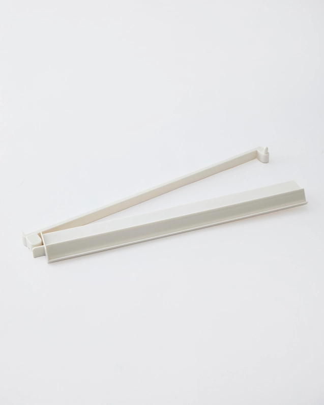 White Acrylic Rack and Pusher Set
