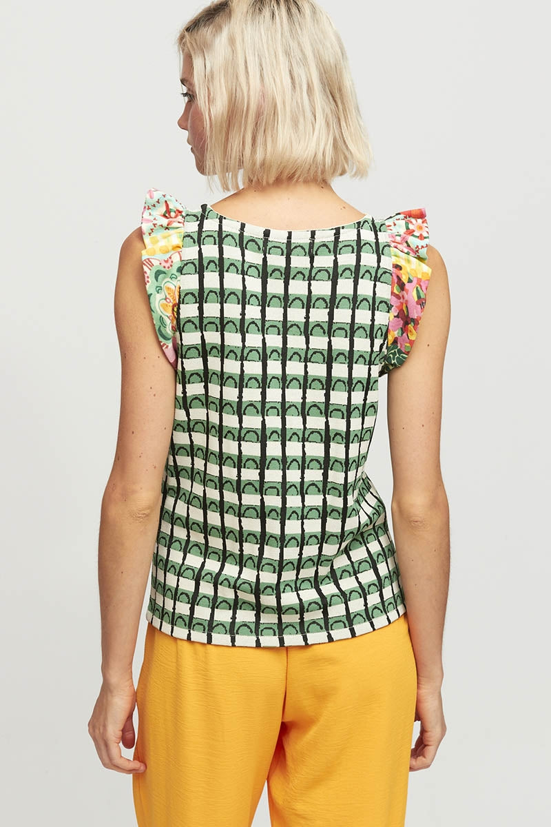 Lindes Sleeveless Knit top