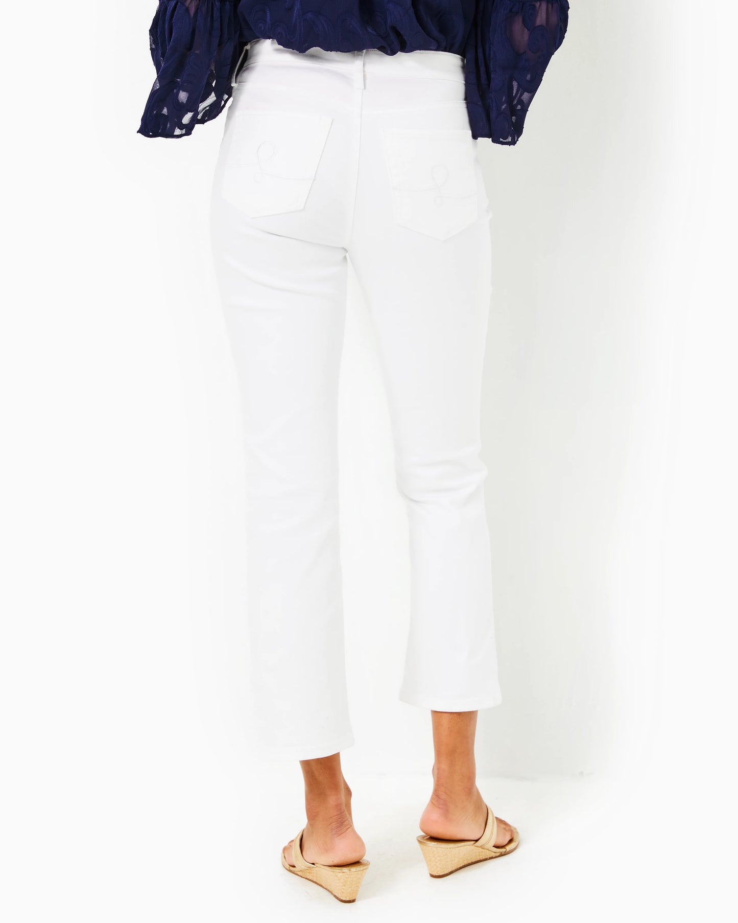 Annet High Rise Crop Flare Jean