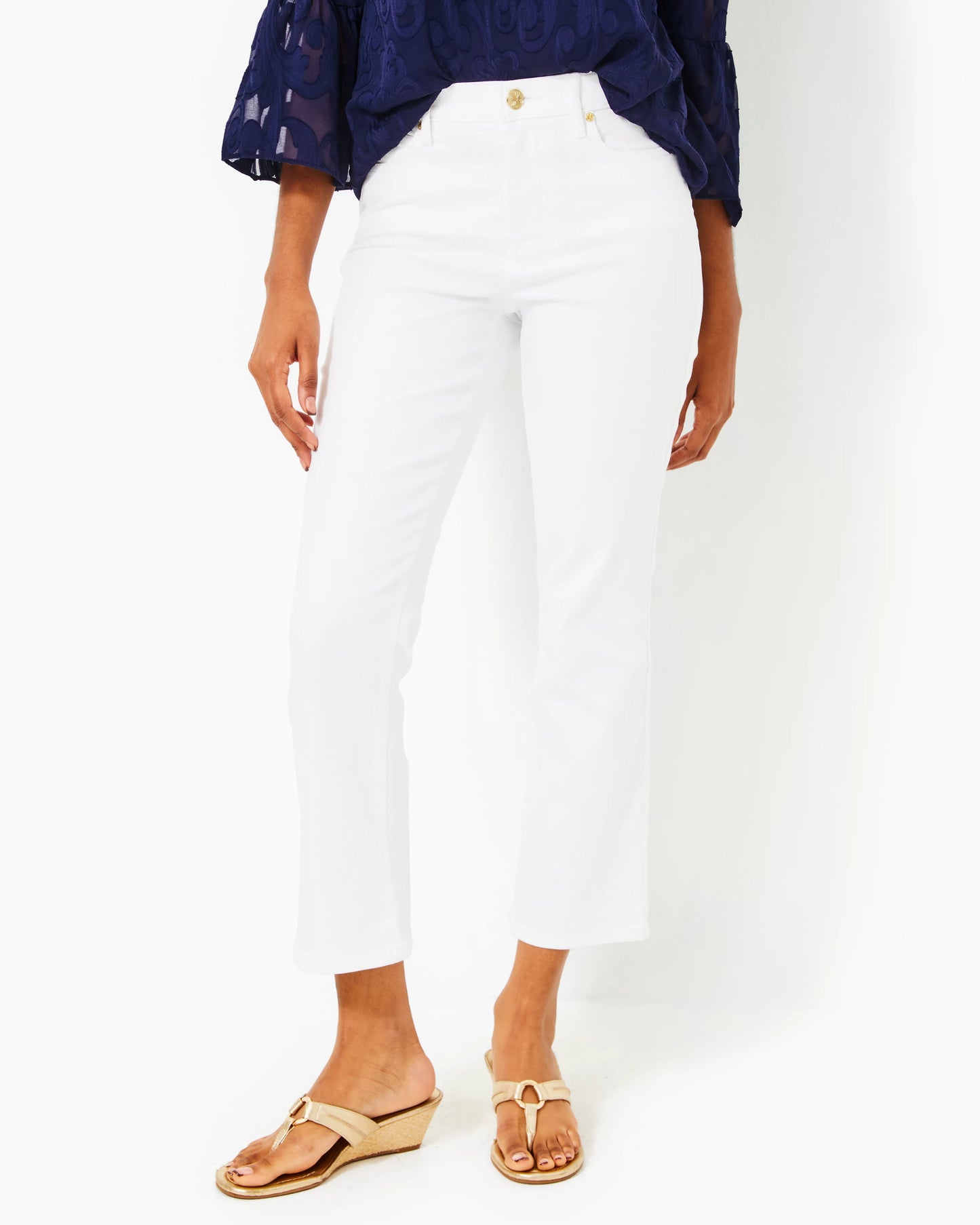 Annet High Rise Crop Flare Jean