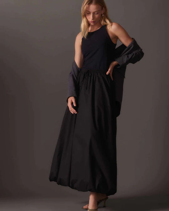 Poplin Maxi Skirt