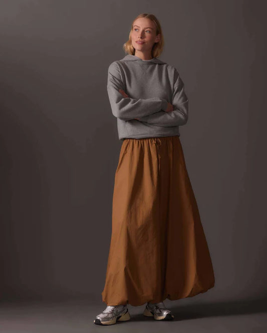 Poplin Maxi Skirt