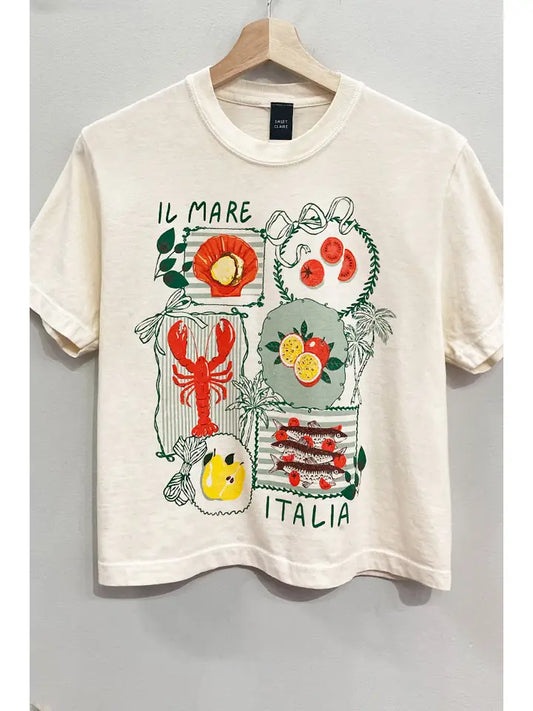 Italia Coquette Stamps Tee