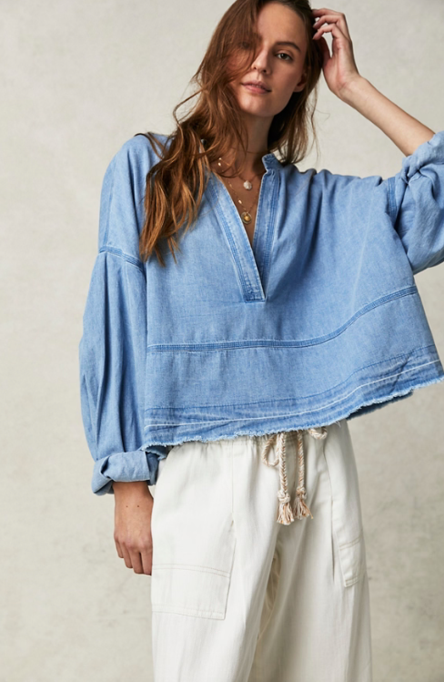 Jude Denim Pullover