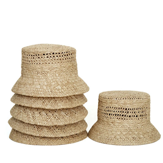 Capri Raffia Bucket Hat