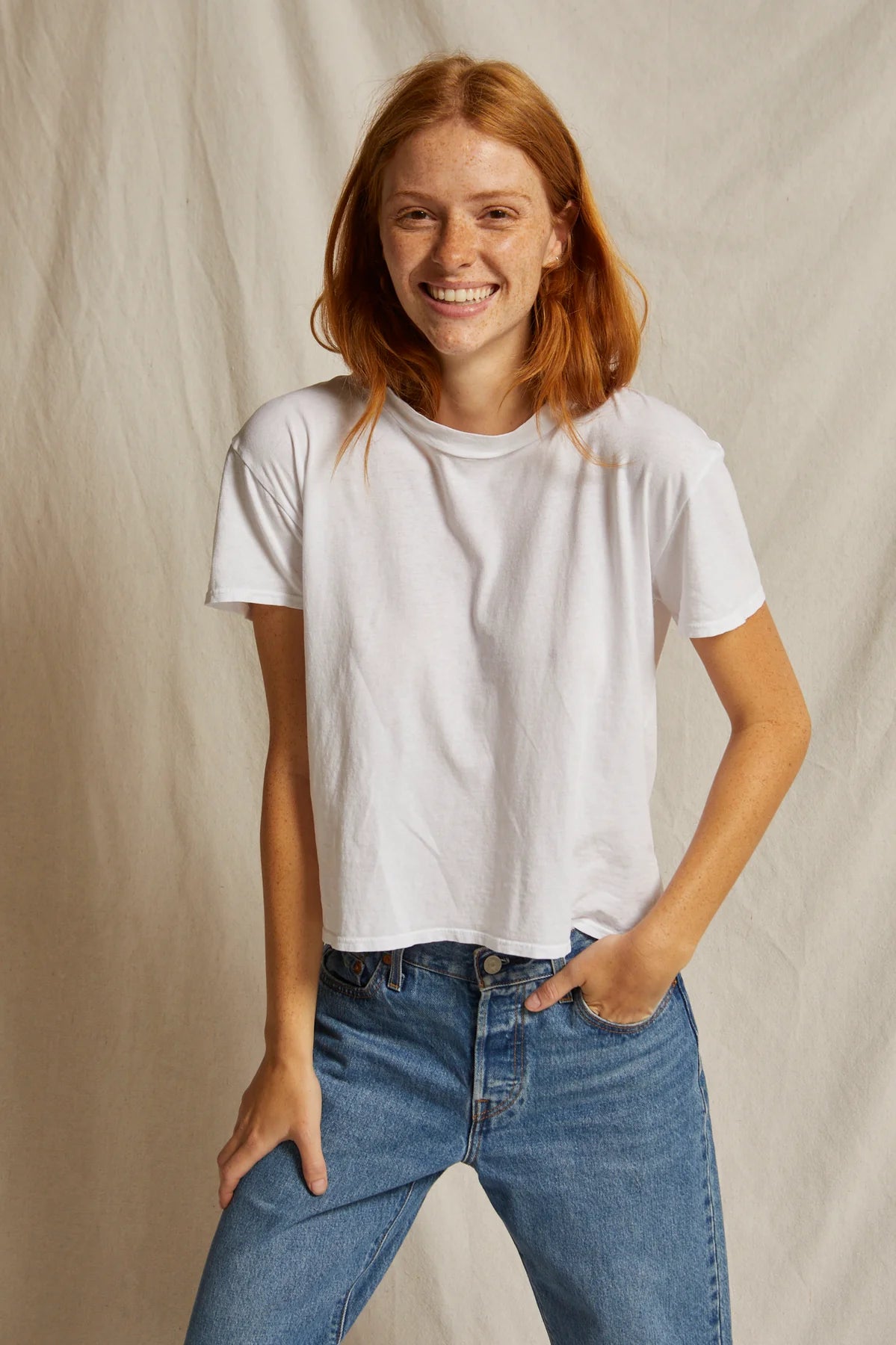 Harley Cotton Boxy Crew Tee