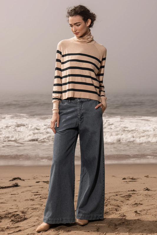 Maritime Turtleneck Sweater