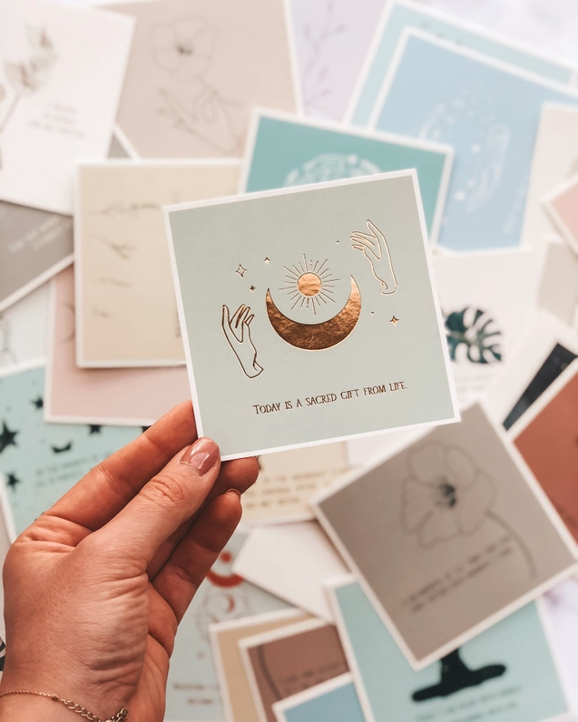 Daily Affirmation Cards - Positive Words for Women