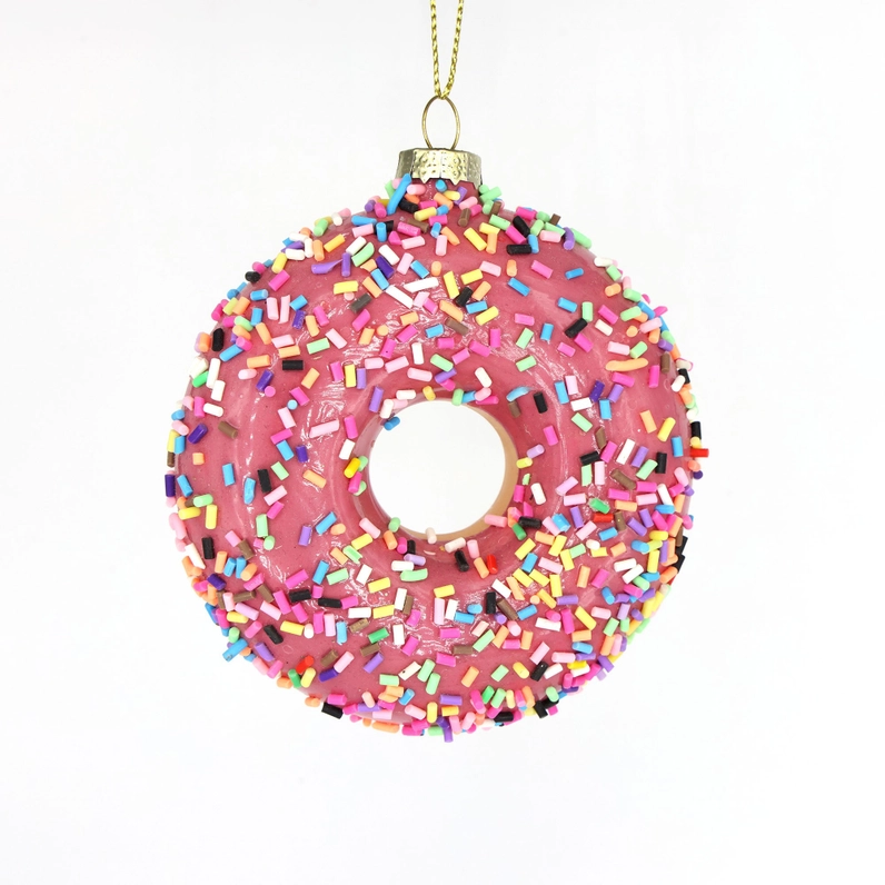 Pink Sprinkles Handmade Christmas Ornament