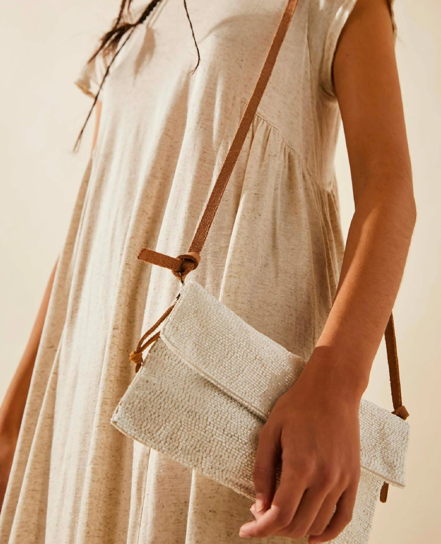 Plus One Embellished Crossbody Bag