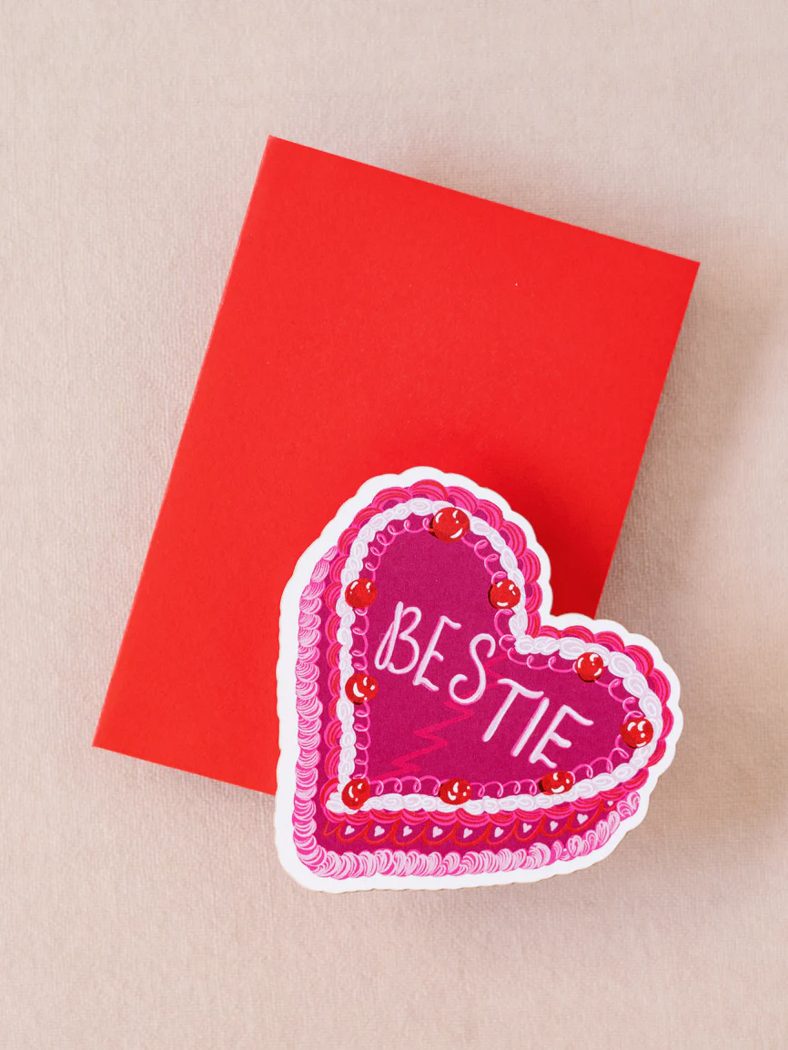 Bestie Cake - Greeting Card