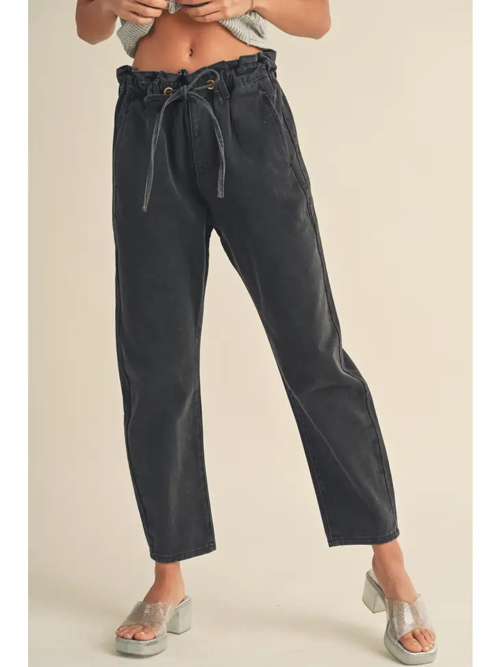 Paperbag Washed Pant